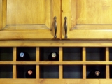 Wine Rack - Custom Cabinetry Design and Finishing
