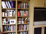 Custom Designed Bookshelves, Storage and Wood Cabinetry